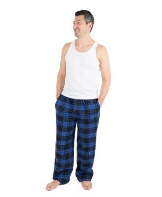 Navy blue & black plaid