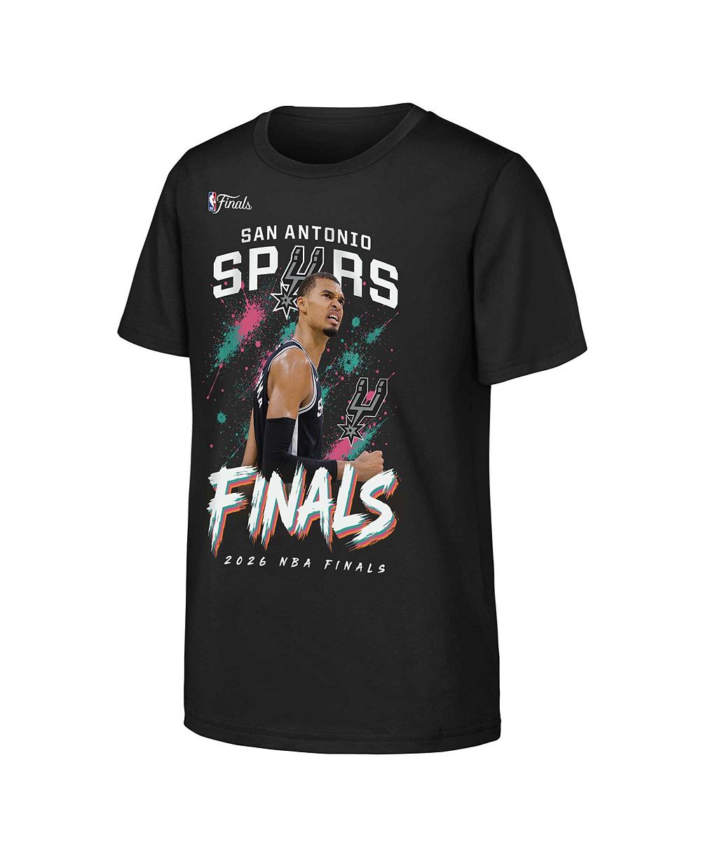 Детская футболка Outerstuff Victor Wembanyama San Antonio Spurs 2026 NBA Finals Grit