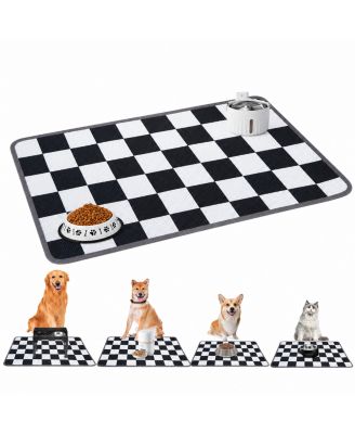 ARONKL Absorbent Anti Slip Waterproof Pet Feeding Mat Easy Clean Durable