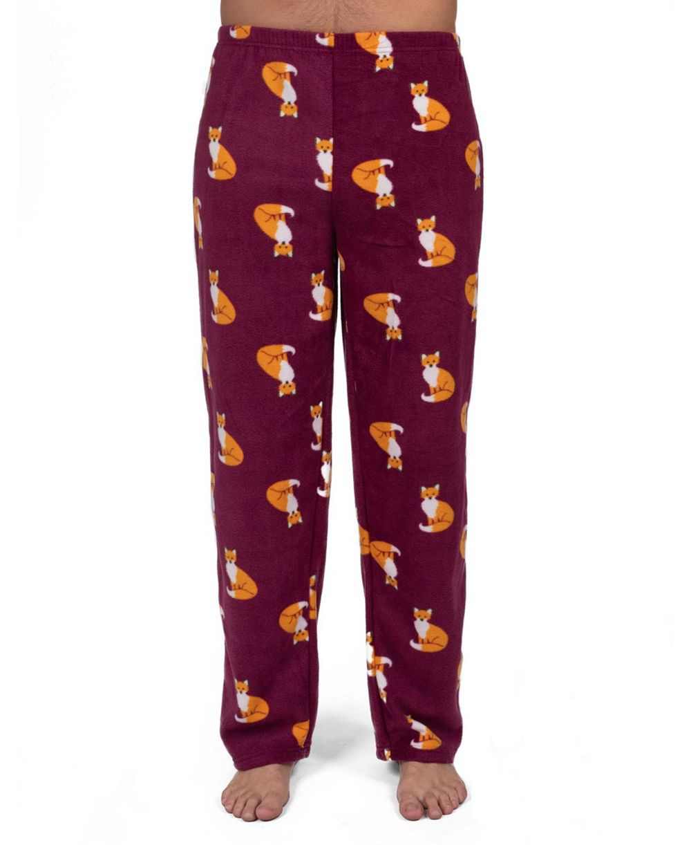Leveret Men's Print Micro Fleece Pants