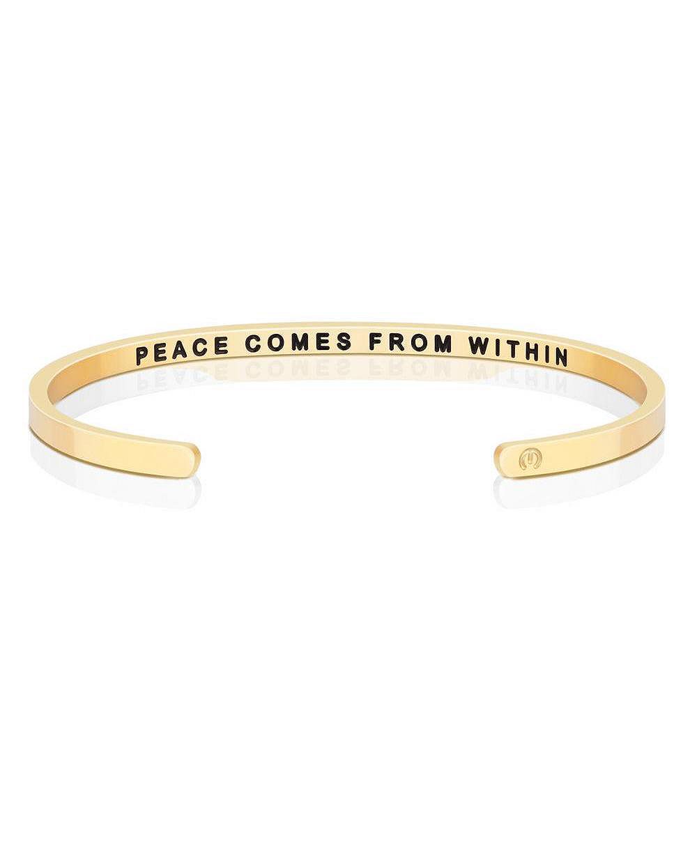 Mantra Peace Comes From Within Bracelet