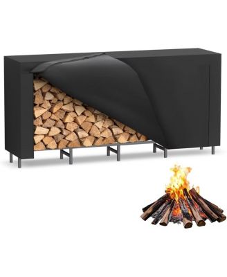 Подставка для дров Streamdale Furniture Heavy-Duty Outdoor с водонепроницаемым чехлом