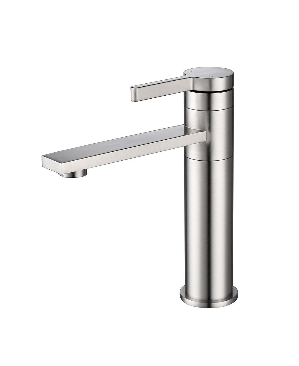 PHYING Industrial Single Handle Bathroom Vanity Sink Faucet Single Hole Vessel Faucet Water Saving Stainless Steel Basin Tap For Bathroom