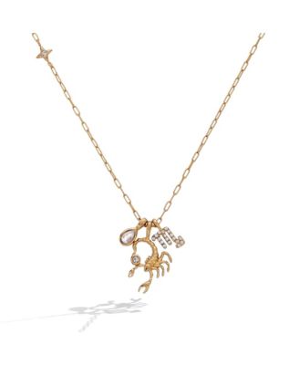 Ожерелье Alex and Ani Scorpio Zodiac Charm Cluster