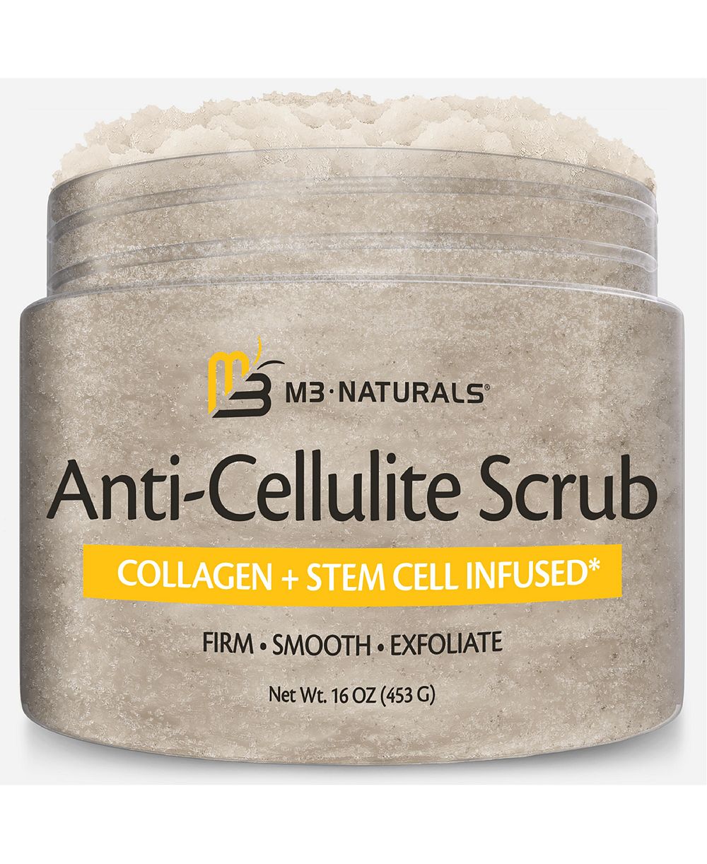 Скраб для тела M3 Naturals Anti-Cellulite Salt с коллагеном, кокосовым и маслом жожоба