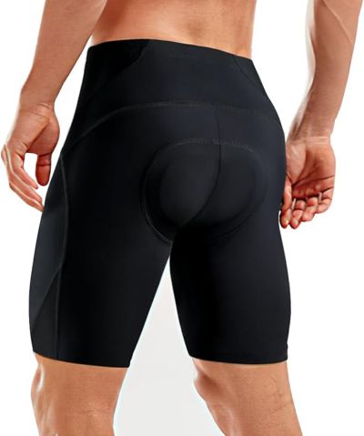 Sportneer Padded Bike Shorts for Men – Large, 4D Padding, Breathable and Absorbent, Mens Bicycle Cycling Biking Clothing Shorts