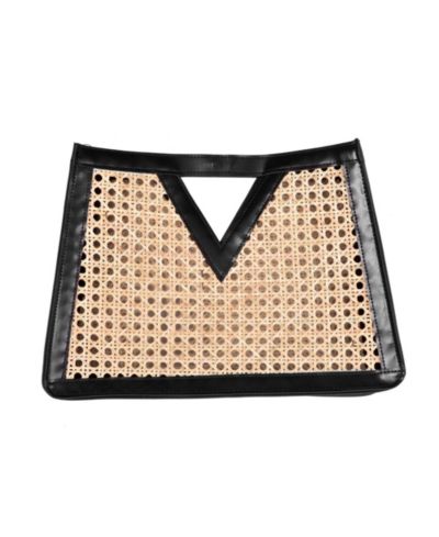 Adornia Fine Женский клатч Rattan Kane из ротанга
