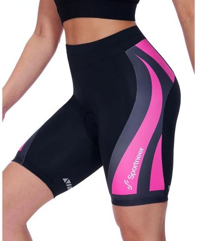 Sportneer Women Padded Bike Shorts – Large, Bicycle Cycling Shorts for Women’s Biking, 4D Gel Padding for Mountain Bike and Road Bike