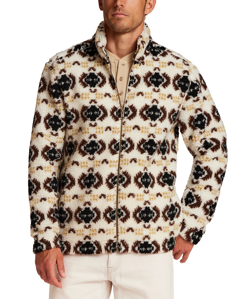 Weatherproof Vintage мужская флисовая куртка Berber с принтом, защищающая от непогоды
