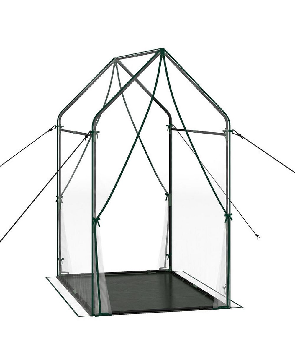 GOUUN Mini Greenhouse with Reinforced Metal Frame
