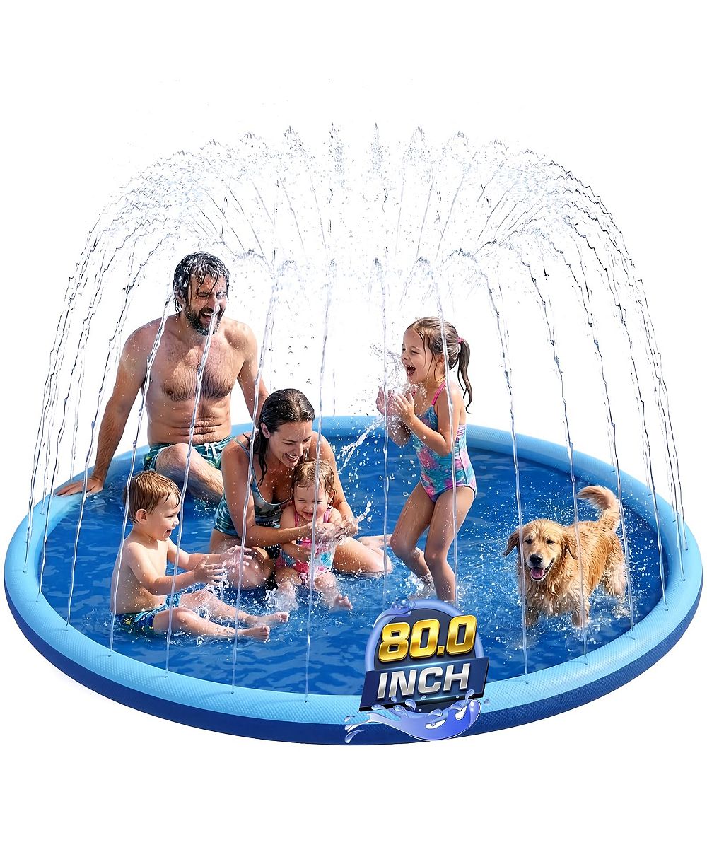Игровой водный бассейн AOFAR Splash Pad для собак, коврик для игр на улице