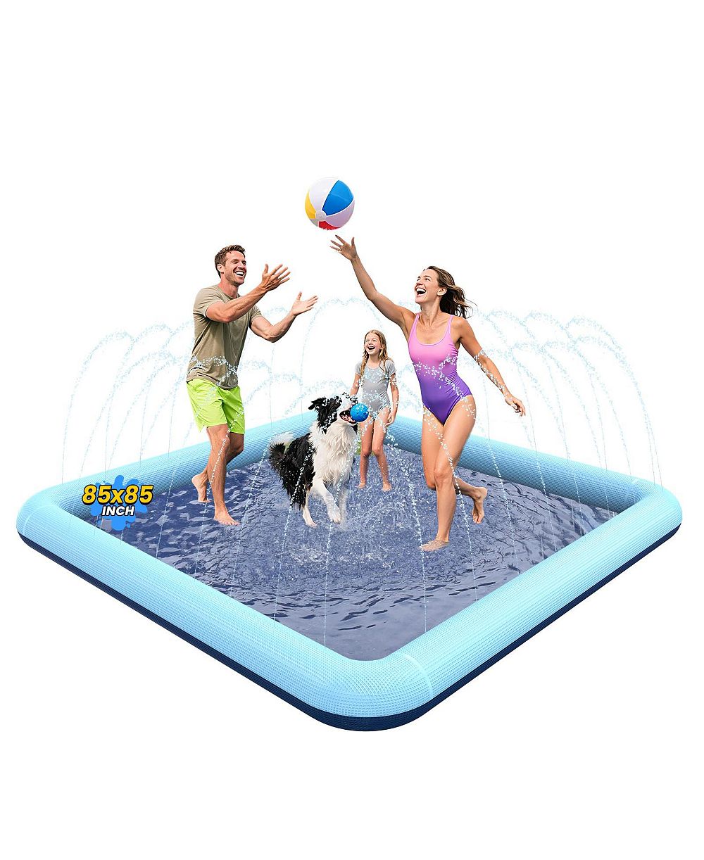 AOFAR коврик-спринклер для игр с водой, Splash Pad для собак и питомцев