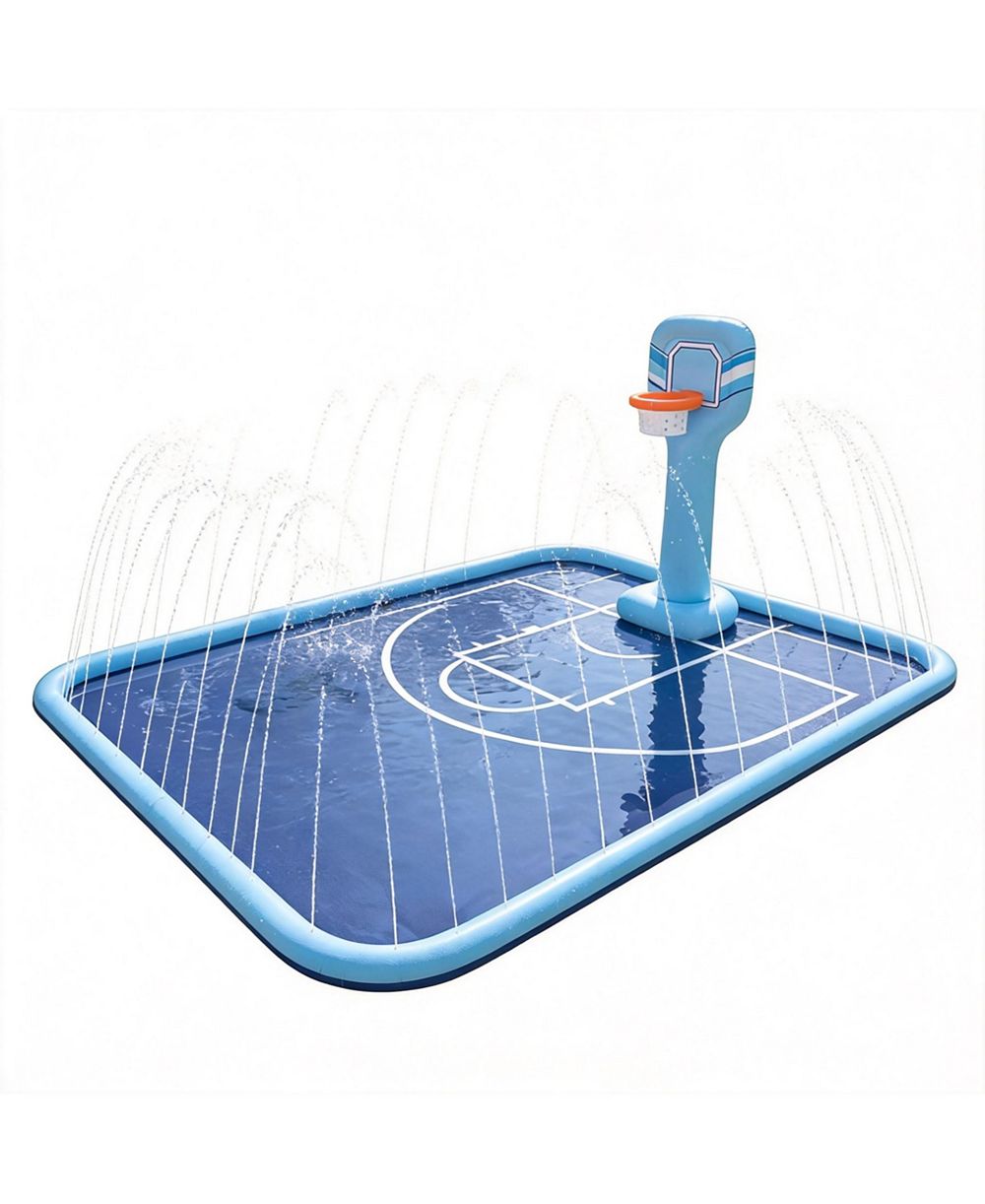 Игровой водный комплекс AOFAR Splash Pad Sprinkler Basketball Hoop