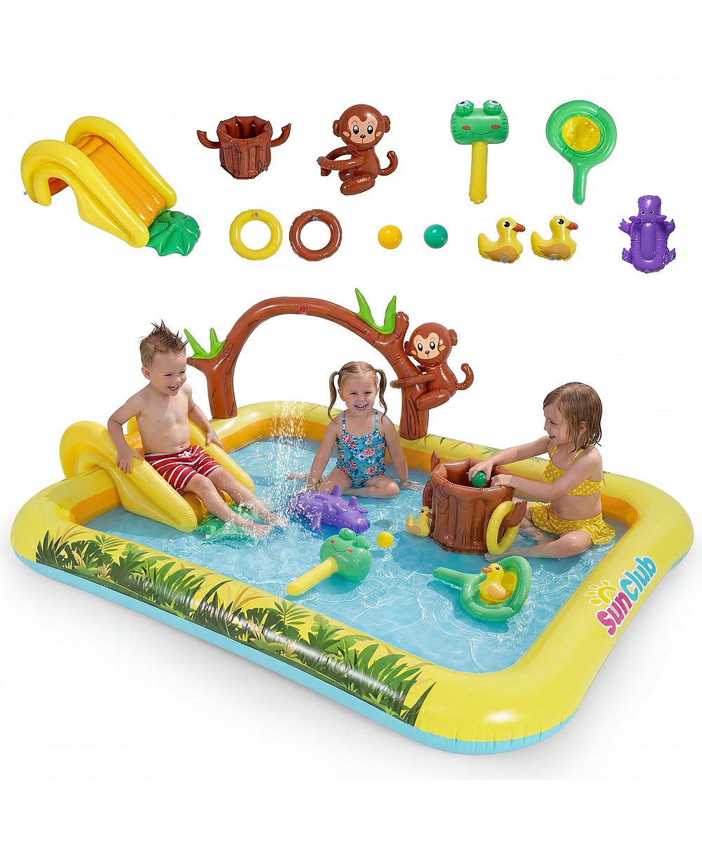 Надувной игровой центр для бассейна AOFAR Jungle Splash Pad