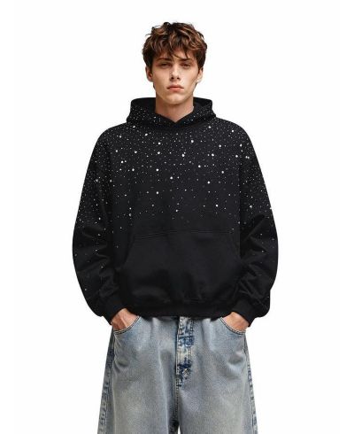 Aelfric Eden Men's Rhinestone Pullover Hoodie