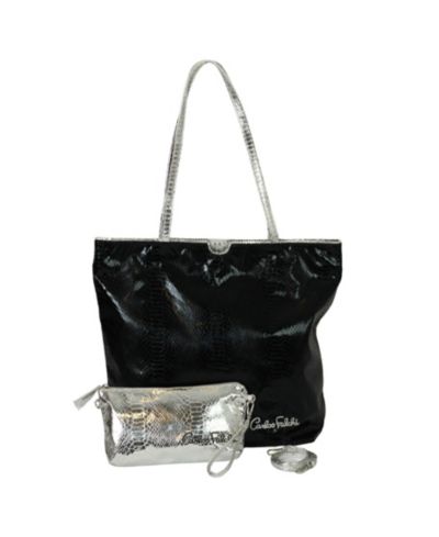 CARLOS FALCHI Microfiber Tote