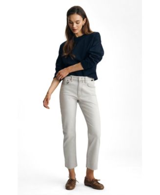 Женские джинсы Mavi Jeans New York High Rise Straight Leg Ice Grey