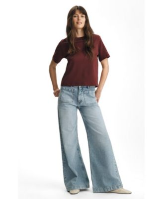 Женские джинсы Mavi Jeans Christine High Rise Wide Leg In Light Classic Denim