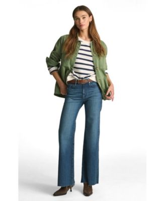 Женские джинсы Mavi Jeans Grace Mid Rise Flare Dark Brushed Classic Blue