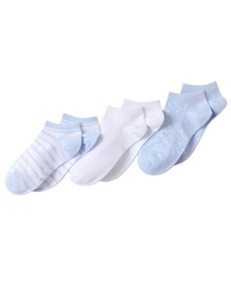 Носки Lands' End Women's 3-Pack Cotton Patterned Low Cut