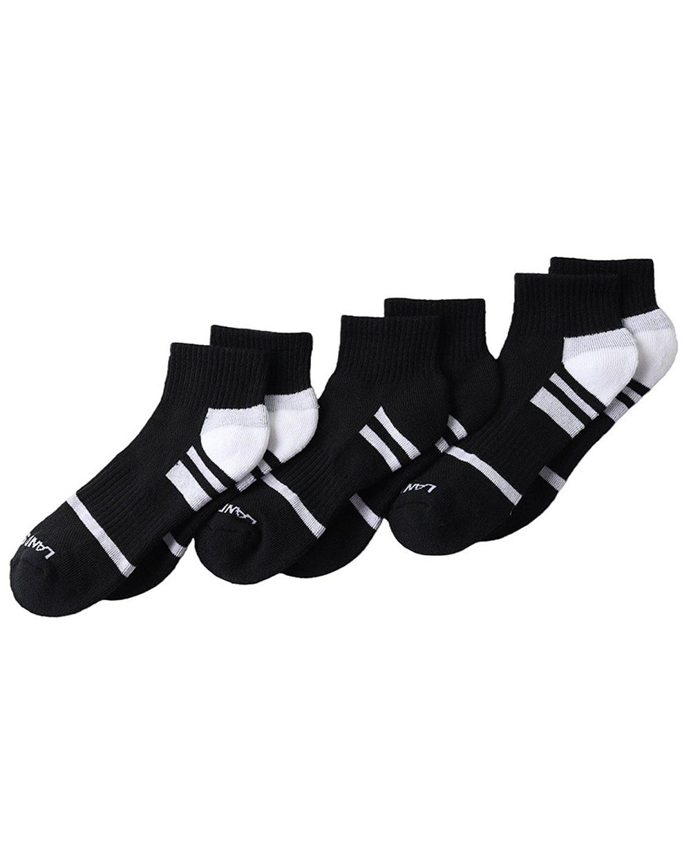 Женские носки Lands' End 3-Pack Half Cushion Performance Quarter