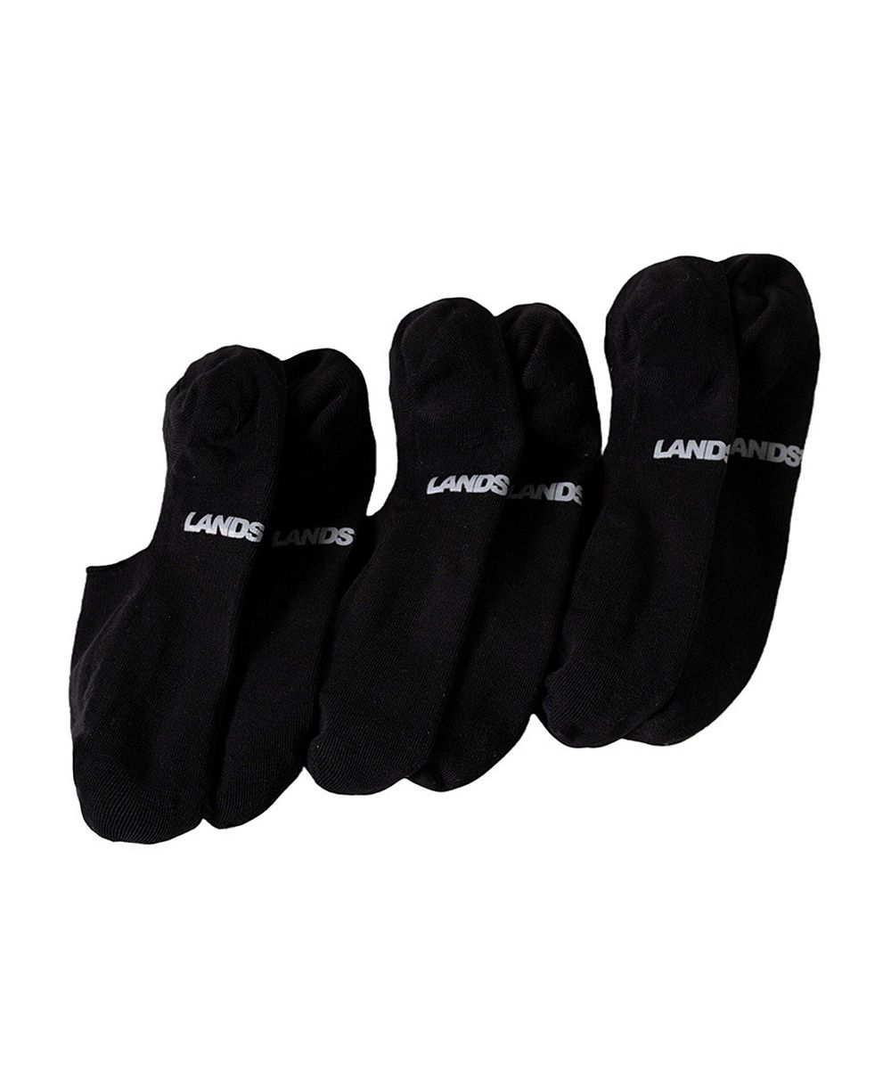 Lands' End Men’s 3-Pack Cotton Midcut Liners