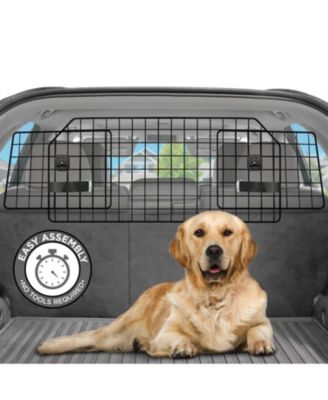 Pawple Adjustable Dog Car Barrier - Heavy-Duty Mesh Pet Divider for SUVs, Cars, Trucks and Vehicles