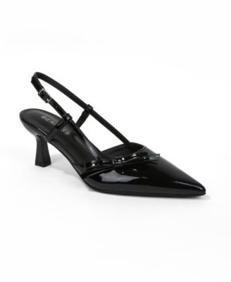 Женские туфли на каблуке Berness Cornelia Bow Patent Slingback с акцентом на бант