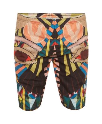Pre-Owned Givenchy Men's Abstract Print Nylon Swim Shorts