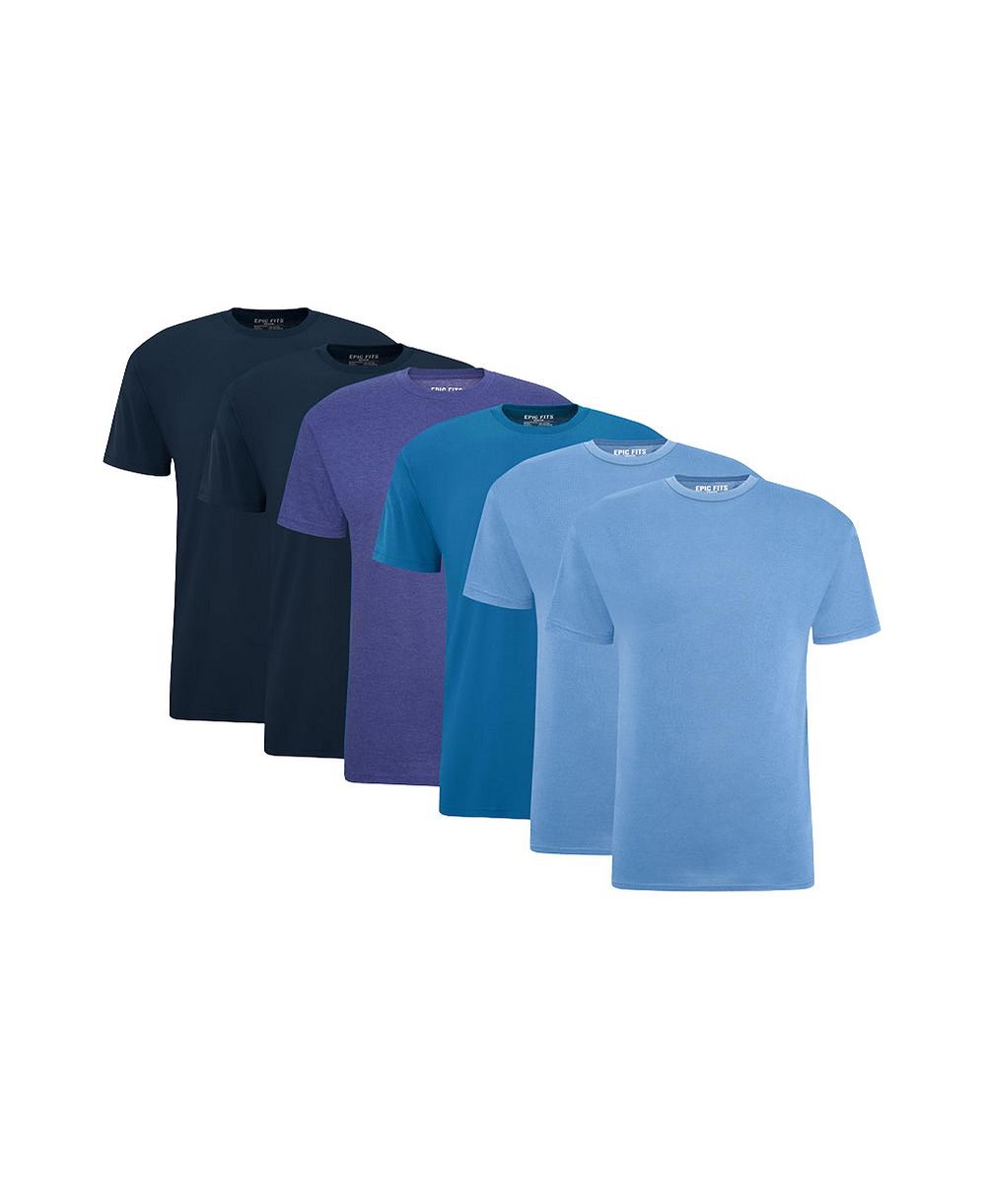 Мужские футболки EPIC FITS Crew Neck, упаковка 6 шт