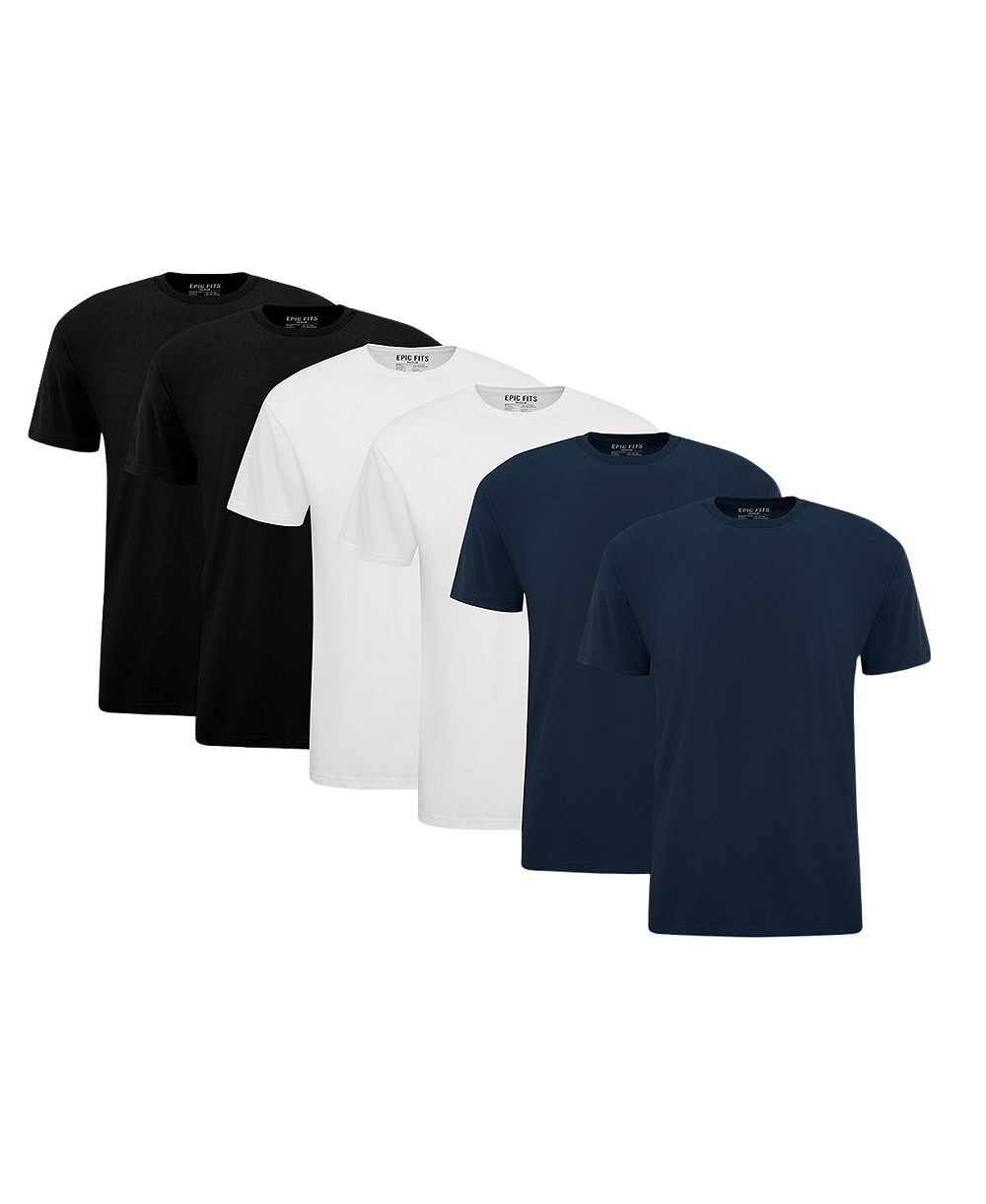 Мужские футболки EPIC FITS Standard Crew Neck, 6 шт.