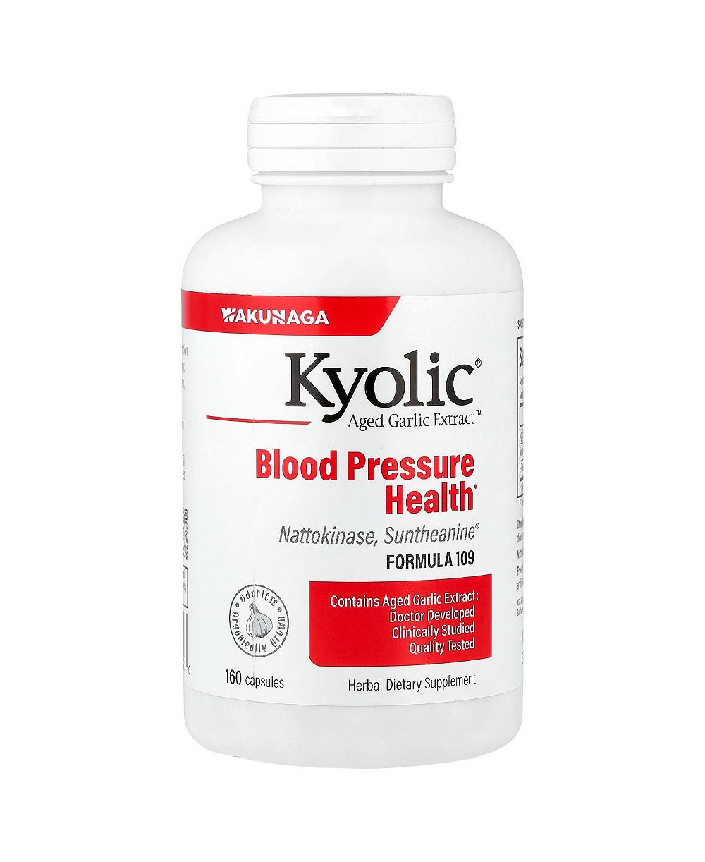 Kyolic вытяжка из старого чеснока Aged Garlic Extract для здоровья давления, 160 Capsules
