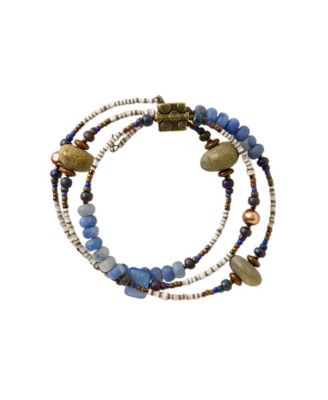 Uncommon Goods браслет Tumbled Ocean Spiral