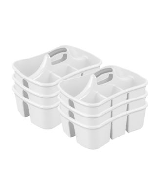 Sterilite Divided Storage Ultra Caddy Portable Storage Organizers 6 Pack