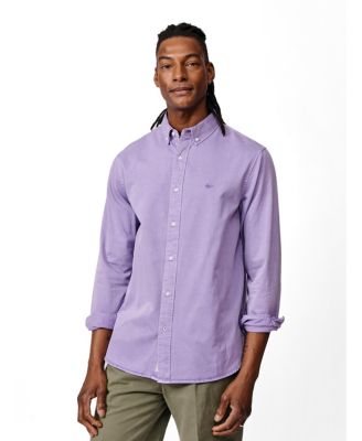 Aubin Men's Hessle Long Sleeve Relaxed Fit Shirt