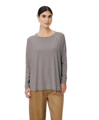 Masai Copenhagen женская укороченная футболка MaBarr Oversized в полоску