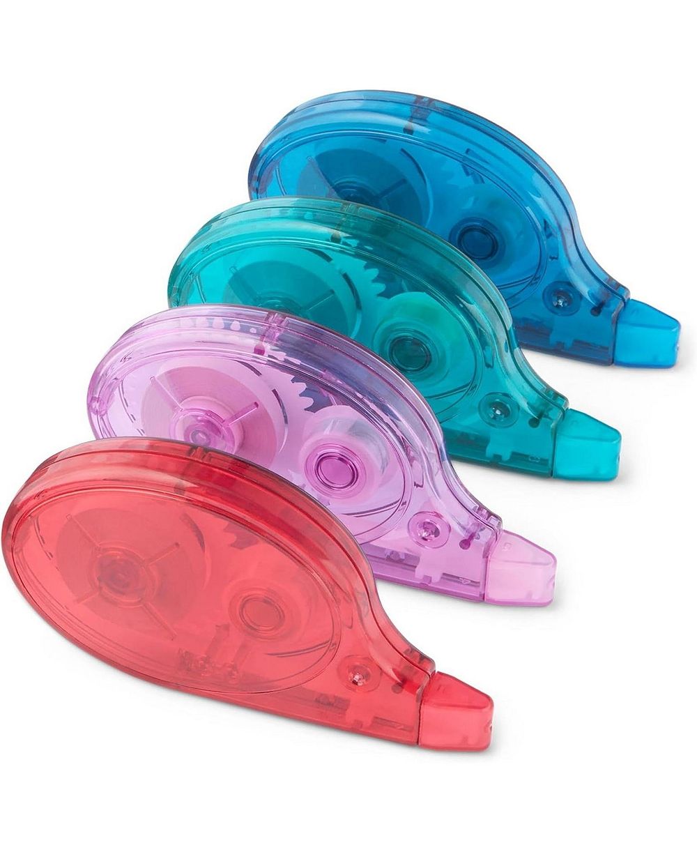 SEVORLEY 4-Pack Color Correction Tape with Dispenser, 39.3ft Tear-Resistant