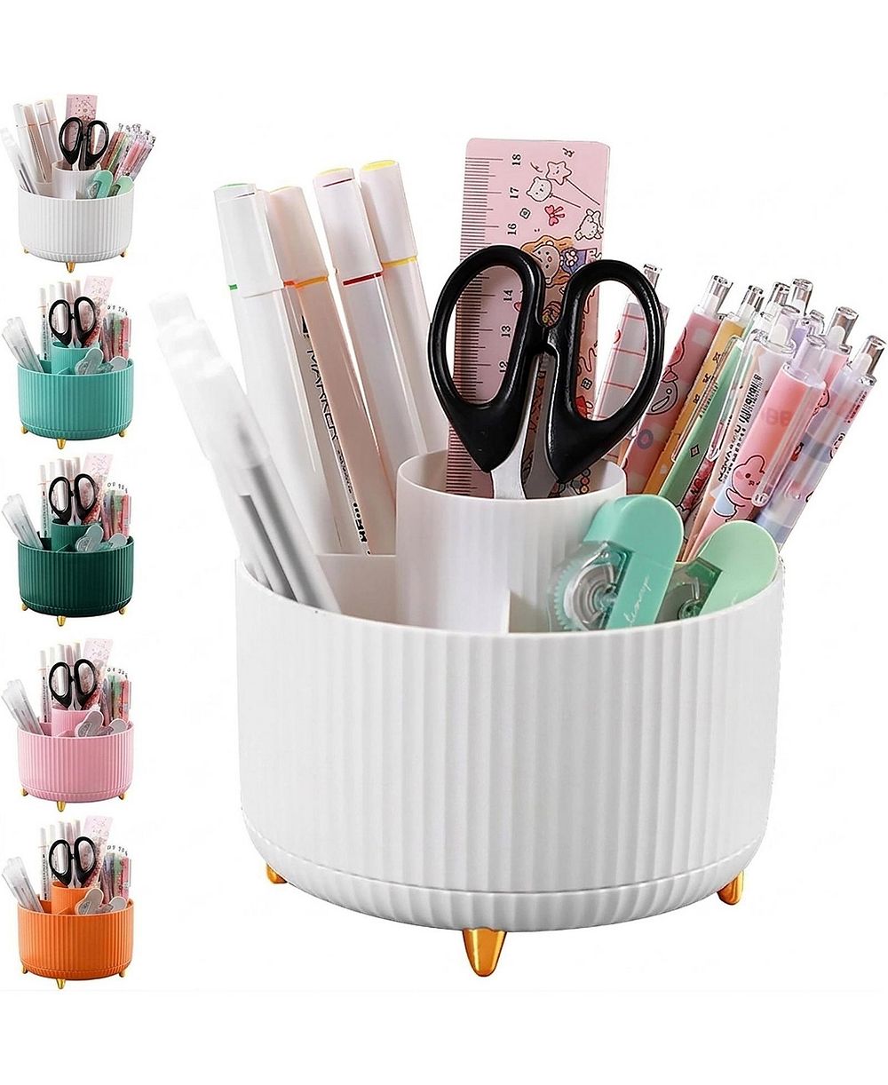 Органайзер для карандашей SEVORLEY Rotating 5-Slot 360-Degree Desk Organizer