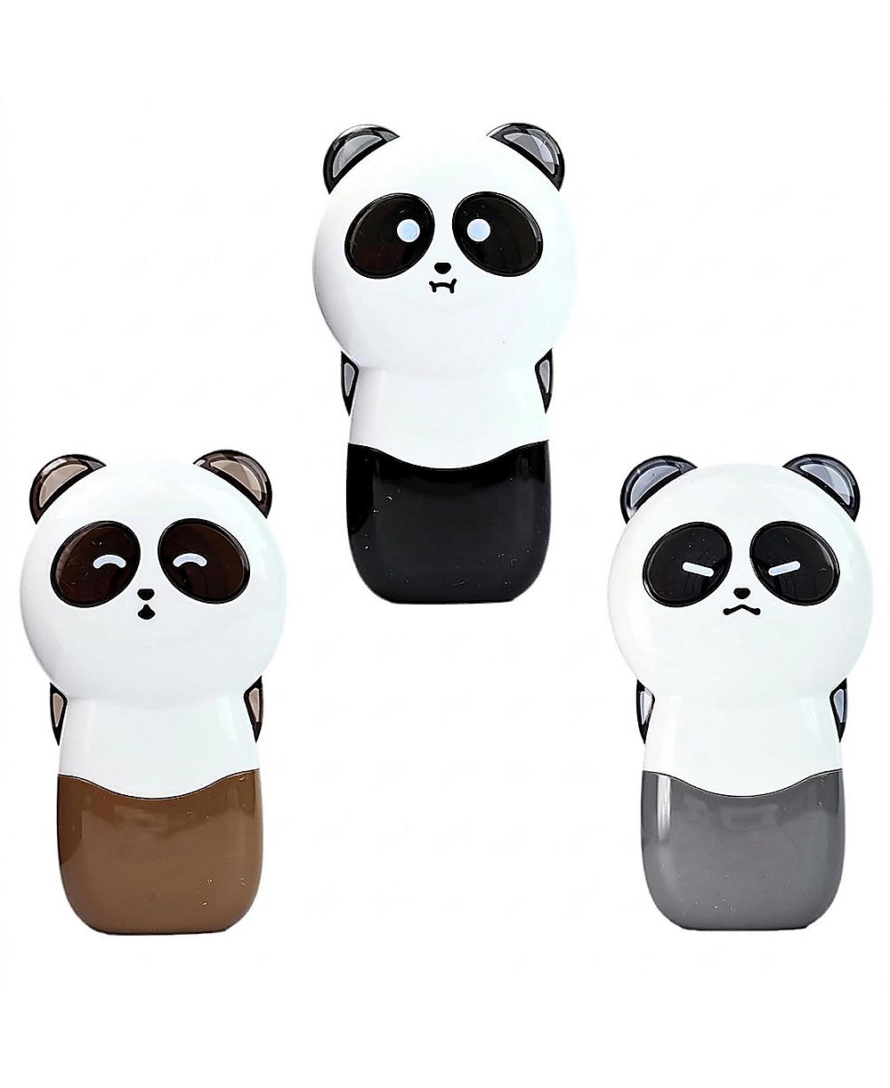SEVORLEY 3-Pack Cute Panda Correction Tape, 39.37ft Each, Tear-Resistant White