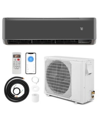 Gymax Мини-сплит кондиционер и обогреватель 18000 BTU 21 SEER2 208-230V AC Unit