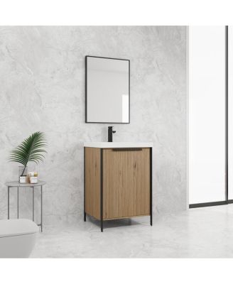 Стойка для ванной Sillysis Modern Freestanding с раковиной из смолы