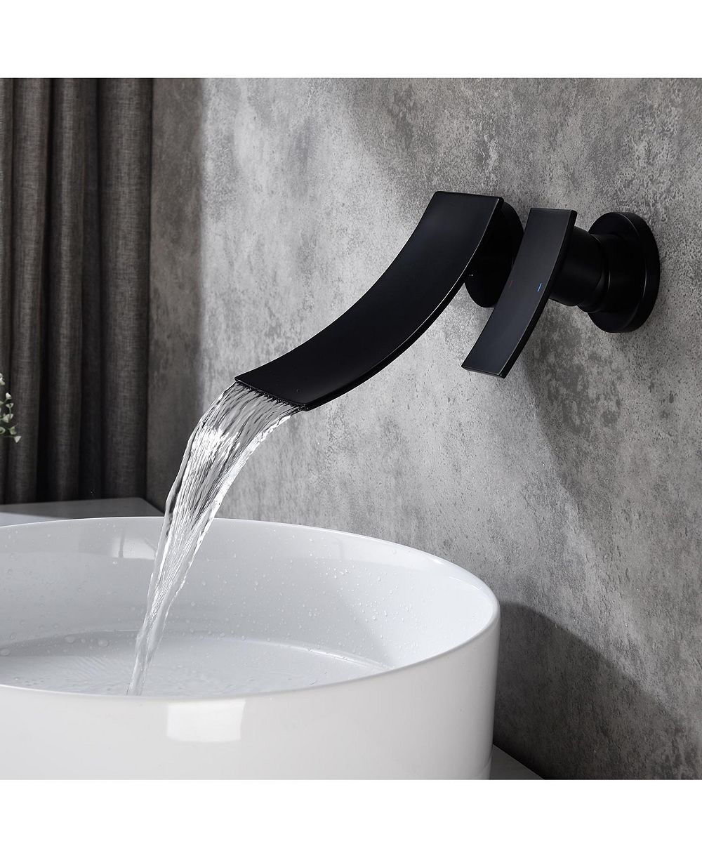 PHYING Wall Mount Widespread Bathroom Faucet