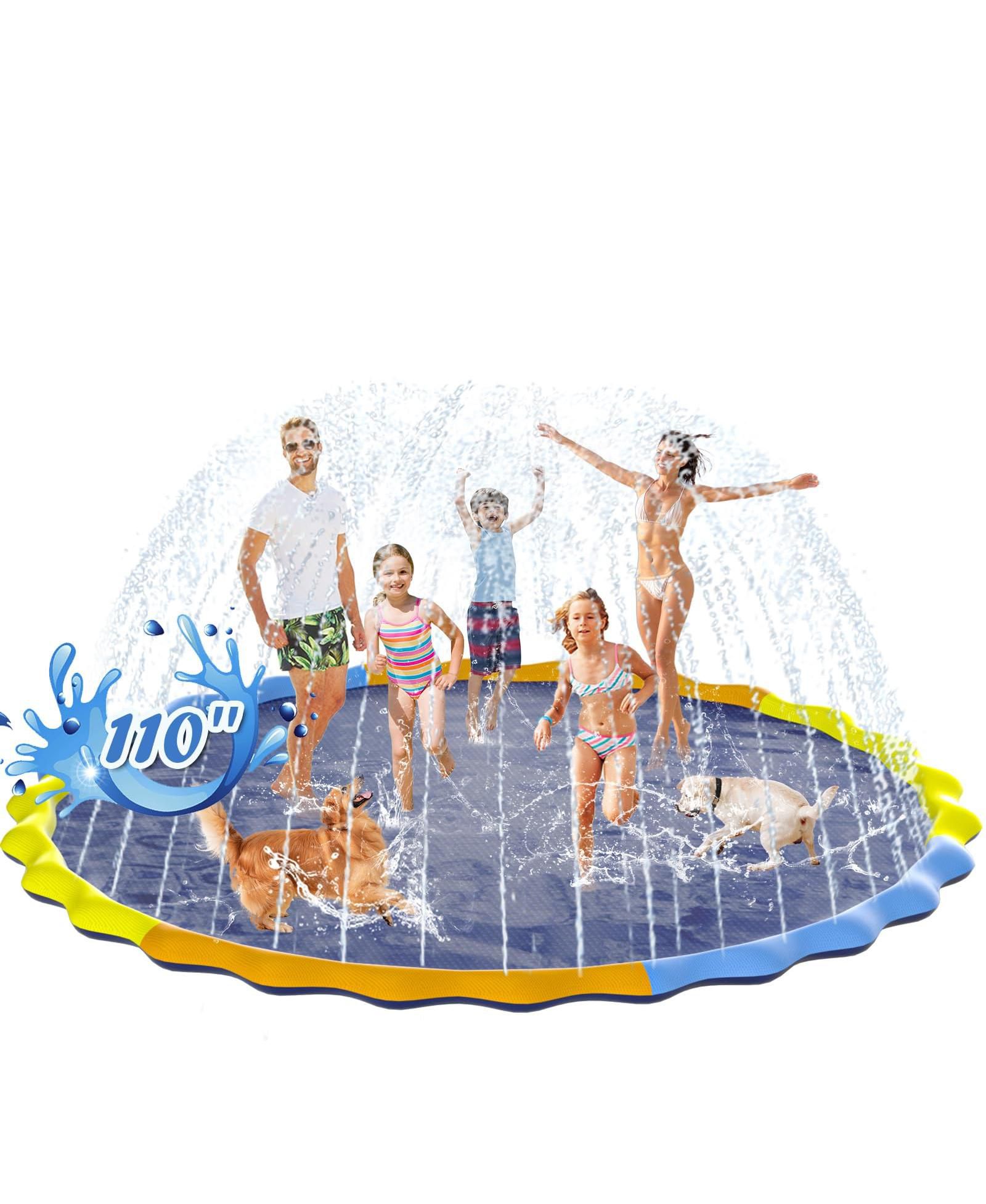 Игровой коврик-распылитель AOFAR 110'' Splash Pad Sprinkler Mat