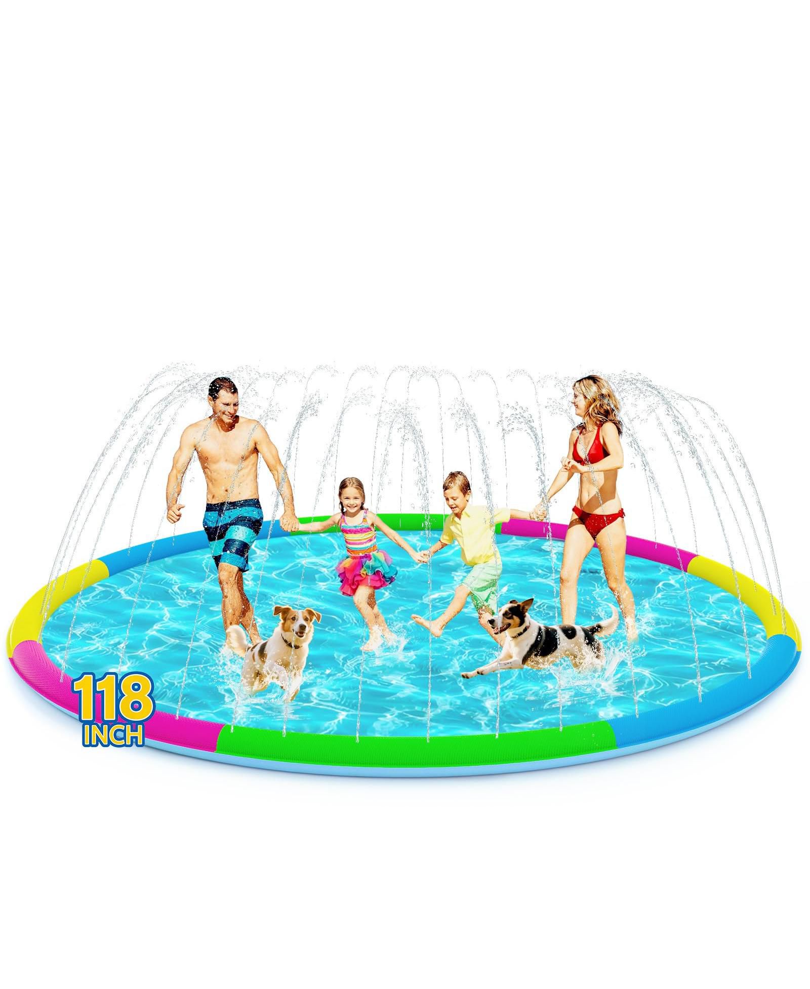 Аквапарк-распылитель AOFAR 118", игровой мат для детей и взрослых