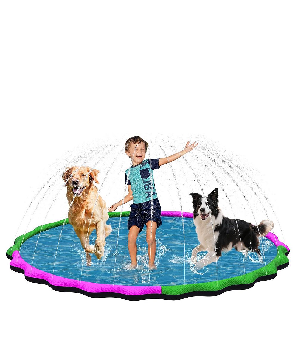 Водный разбрызгиватель AOFAR Splash Pad для бассейна для собак и развлечений на открытом воздухе