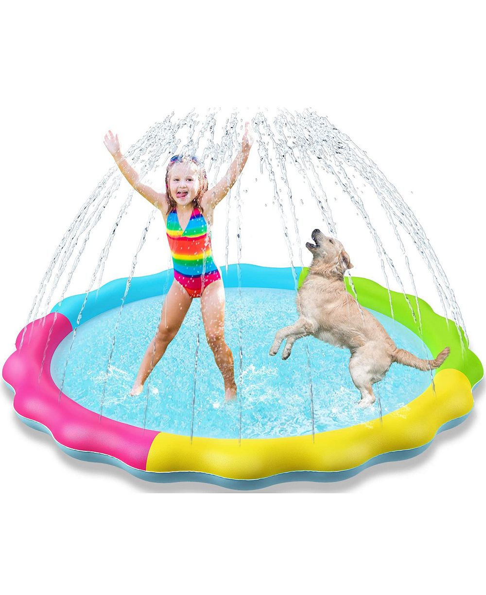 AOFAR надувной игровой коврик-спринклер Splash Pad для улицы