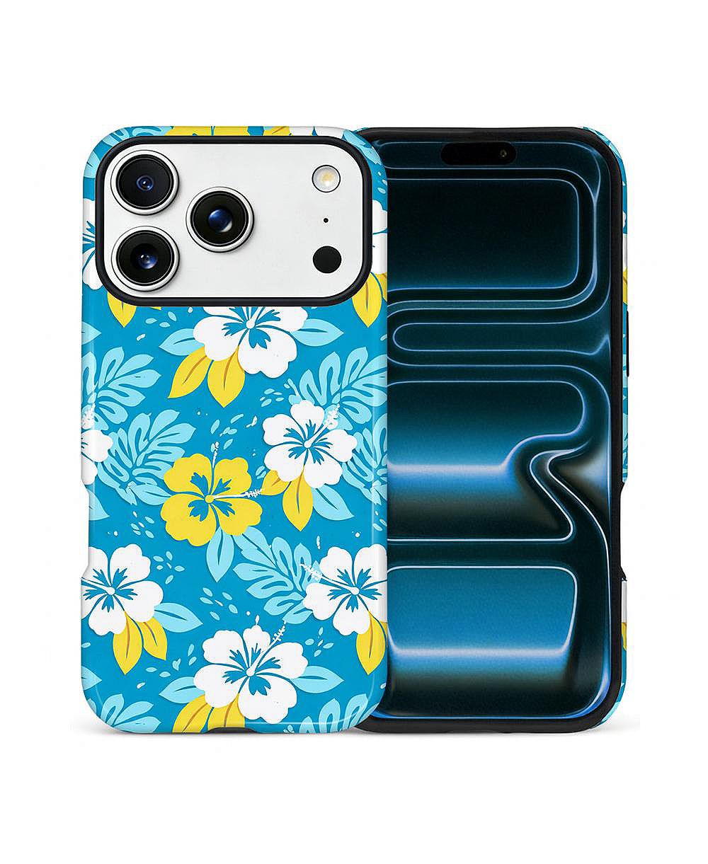 Lamicall Hibiscus Escape Dual Layer Phone Case for Apple iPhone 17 Pro