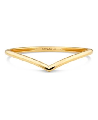 Кольцо DEVATA Chevron в 14K золоте