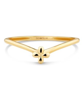 DEVATA кольцо Devata Flower на 14K золоте
