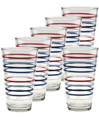 Fiesta Americana Tapered Cooler Glasses, Set of 6